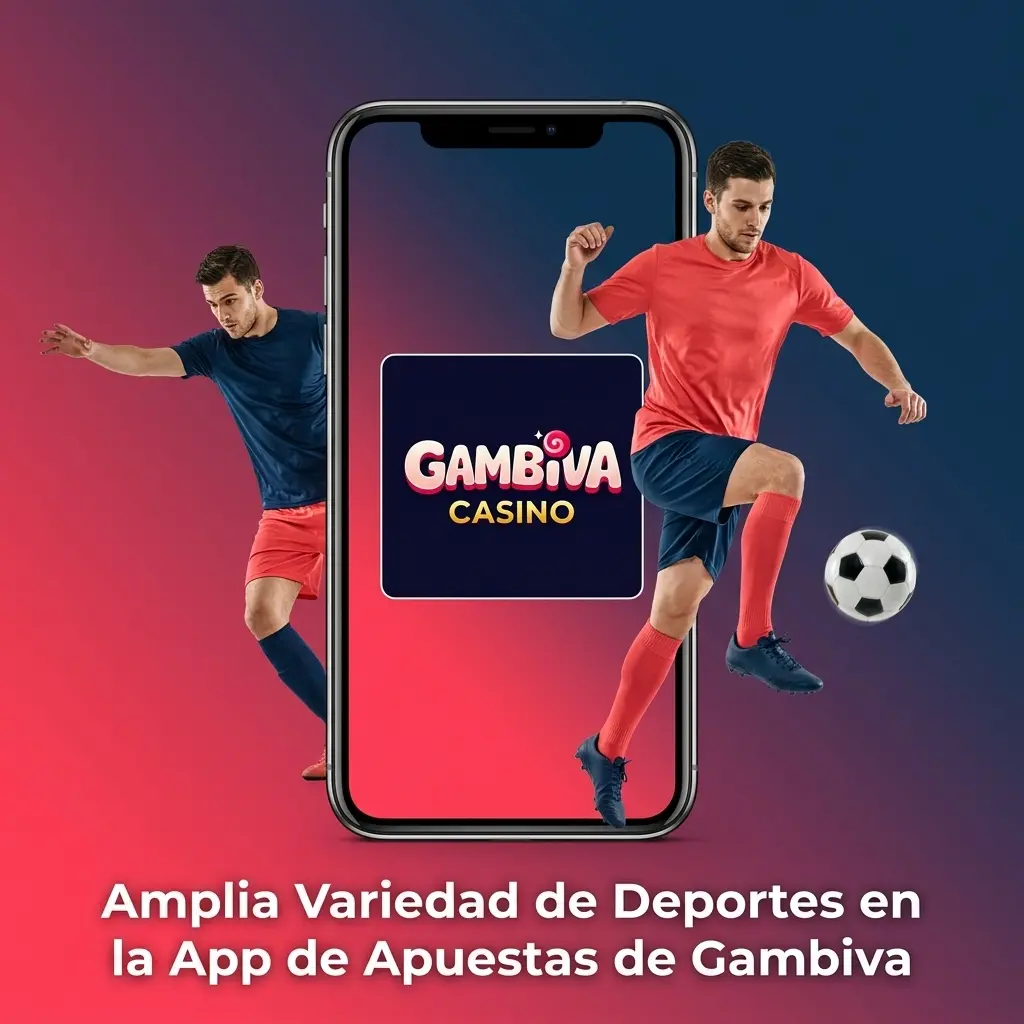 App de apuestas Gambiva con amplia variedad de deportes: fútbol, baloncesto, tenis, eSports y más