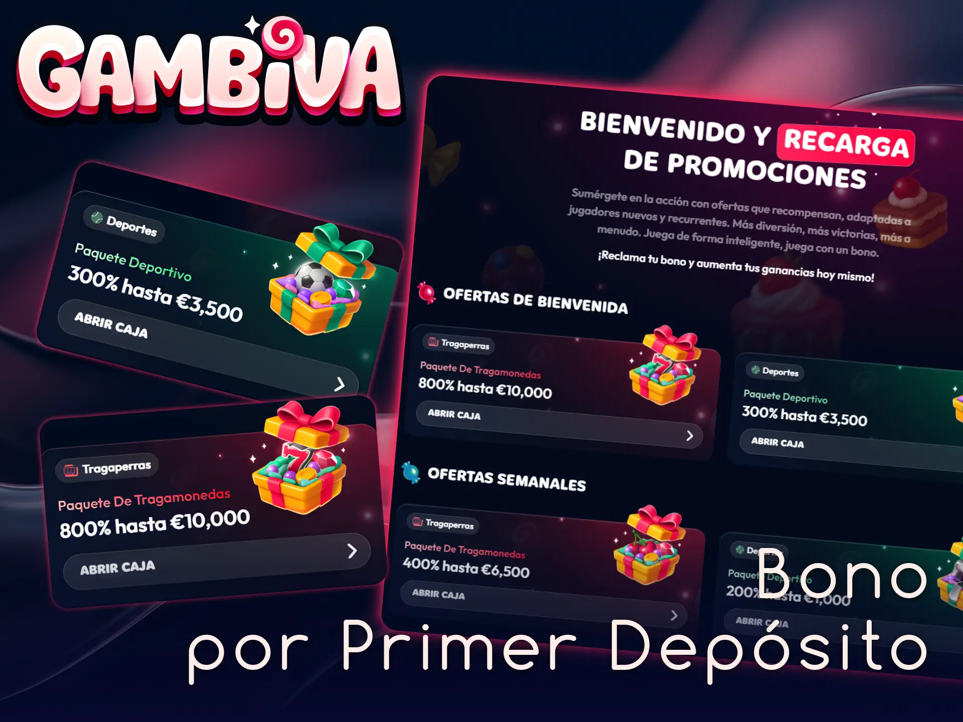 Reclama el bono por primer depósito en Gambiva y multiplica tu saldo para jugar.