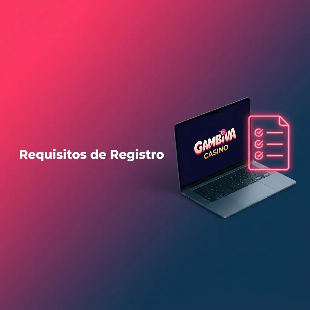 Requisitos de registro en Gambiva: edad mínima 18 años, DNI válido, email activo y fondos propios para jugar legalmente.