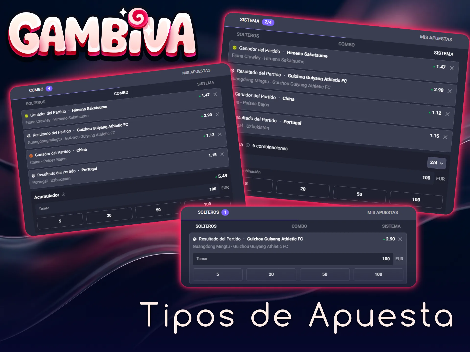 Descubre los diferentes tipos de apuesta disponibles en tu cuenta de Gambiva.