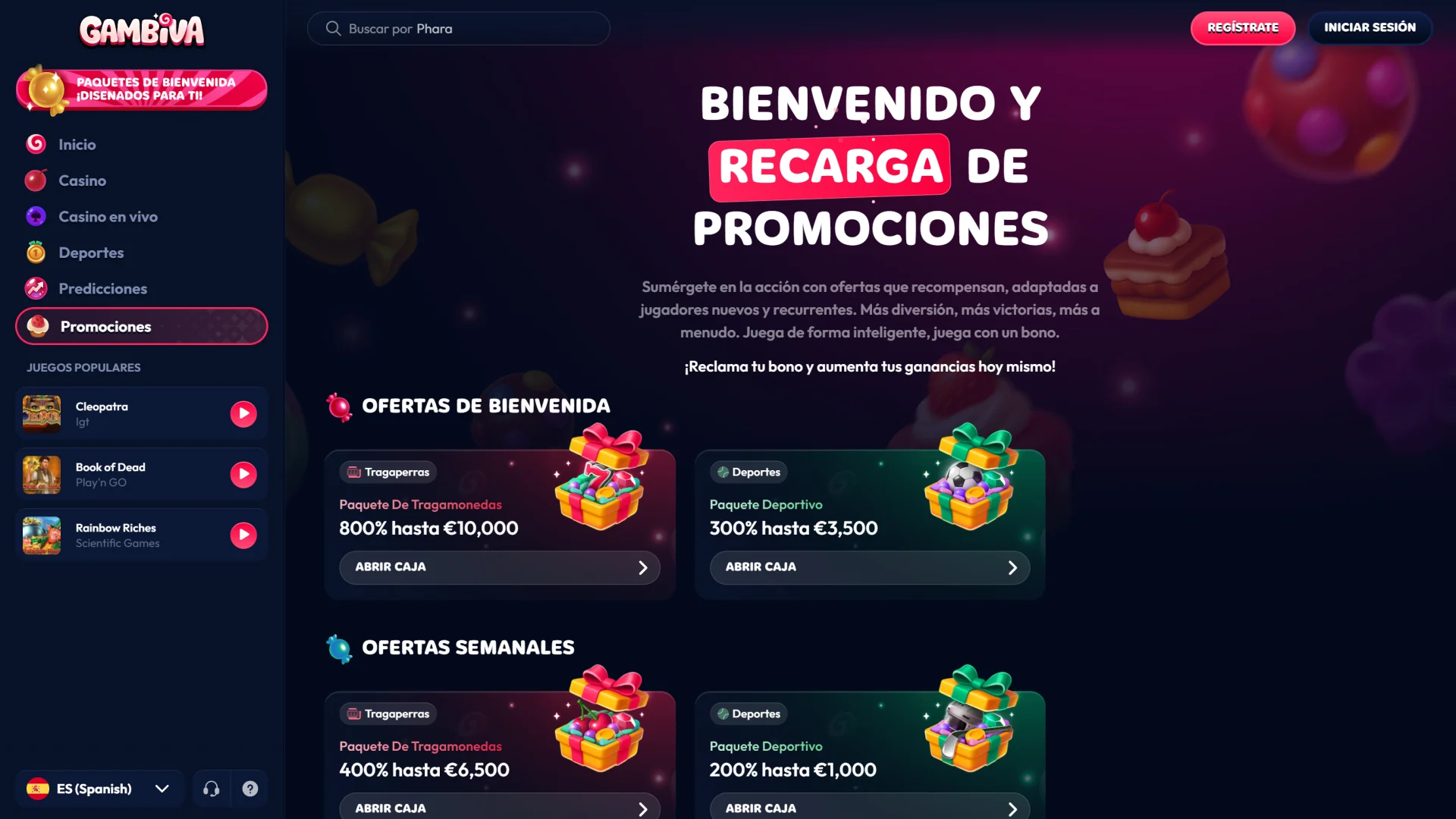 Consigue los bonos exclusivos de Gambiva y aumenta tus ganancias deportivas.
