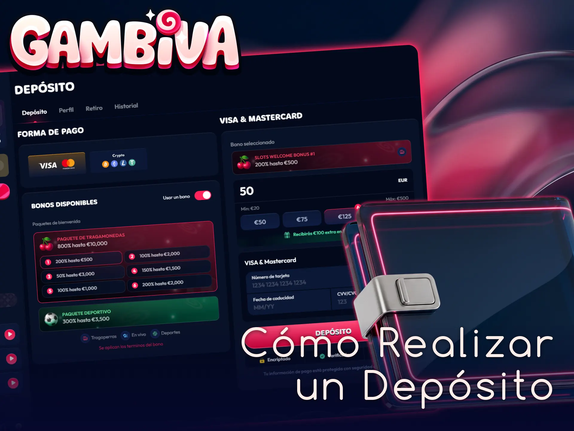 Descubre cómo realizar un depósito seguro en tu cuenta de Gambiva hoy.