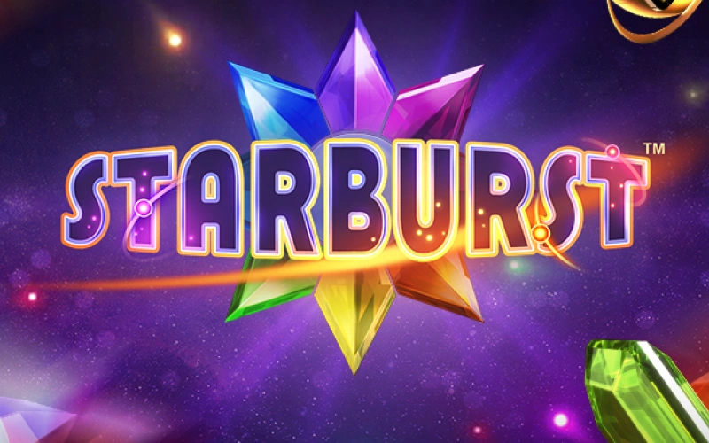 Gira los rodillos de la clásica tragamonedas Starburst dentro de Gambiva.